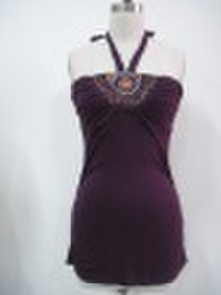 lady cotton beaded blouse