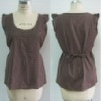 lady's fashion shirt cotton blouse