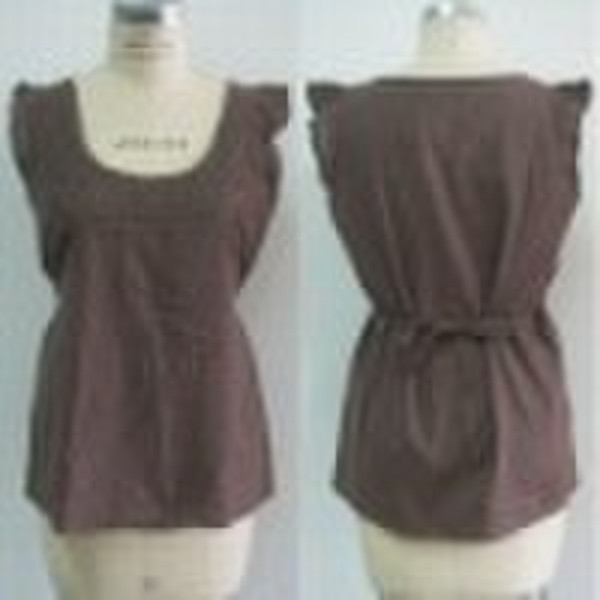 lady's fashion shirt cotton blouse