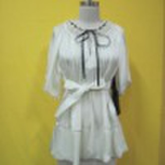 lady fashion satin blouse