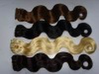 100% remy curly hair weft