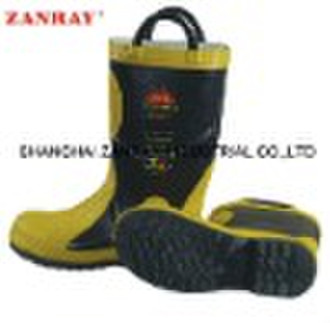 Rubber Fire Fighter Boots