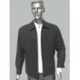 Men's cashmere standing collar suit