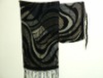 Silk velvet scarf