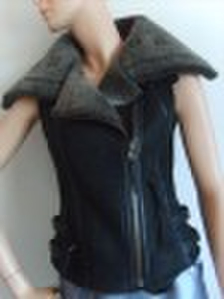 fashion sheepskin vest V47