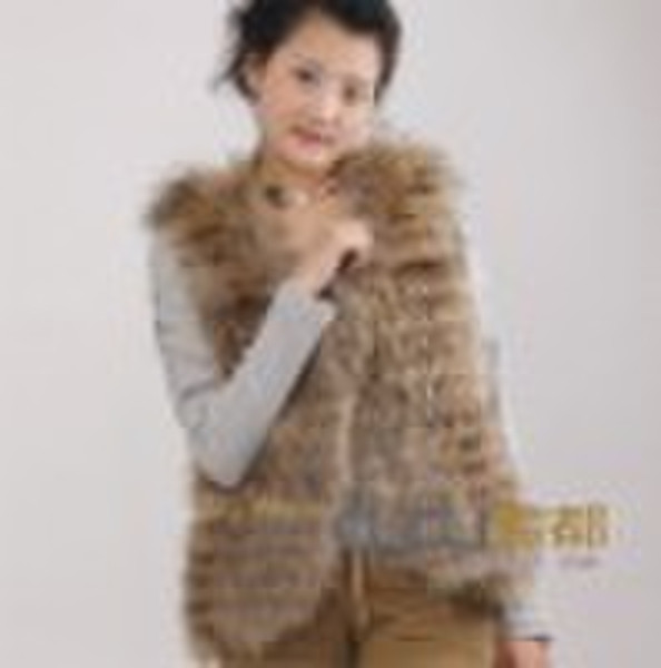 QD2015H Raccoon fur coat