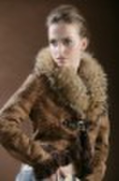 Double face lamb fur coat