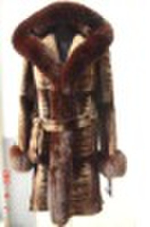 rex rabbit fur coat