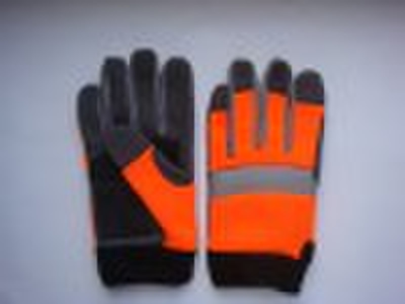 Fluorescence Mechanic Glove GJZ09-H