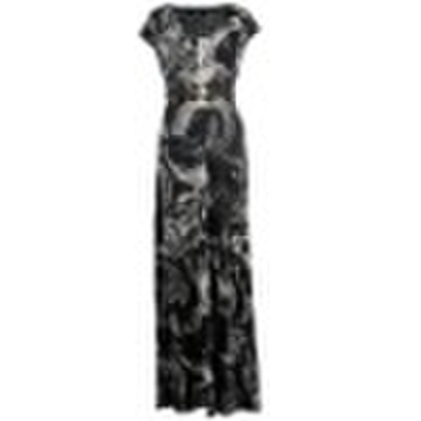 Bobby Boarder Print-elastische Gurt Maxi Dress