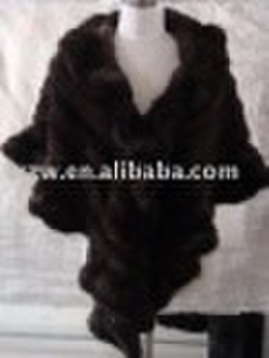 mink fur cape