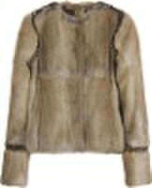 rabbit fur jacket