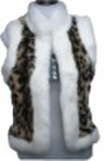 Rabbit fur coat