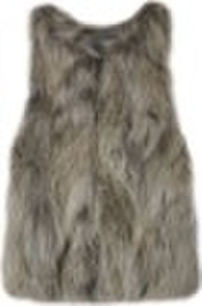 Women's fox fur vest