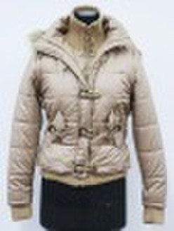 Cotton Coat with Cap for Women