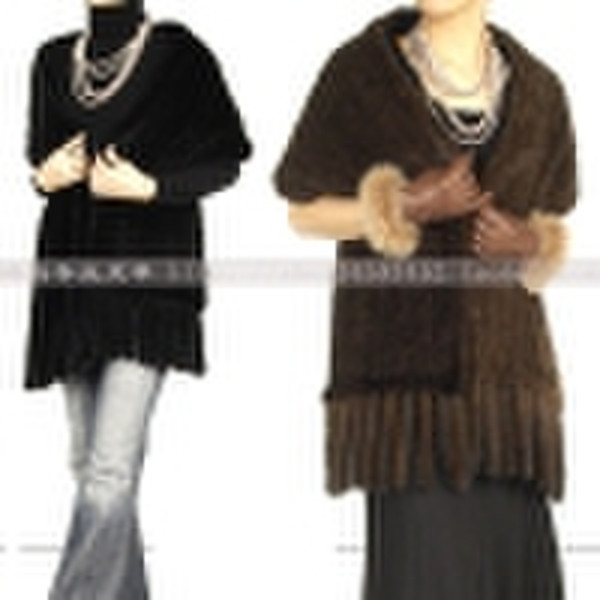 Well Knitted Mink Shawl  CP-8802