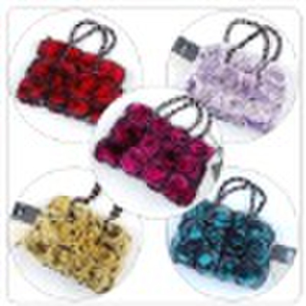 (HG-8646)  Rex Fur Handbag