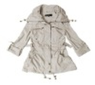 Coats: Merrysam Baumwolle 100% Breite Revers Windbreaker