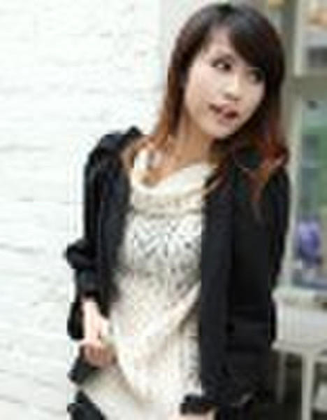 Leisure jacket:Merrysam Girls' Round Neck Jack