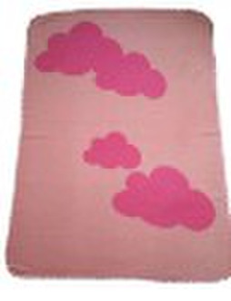 AV001 Coral fabric blanket stocks