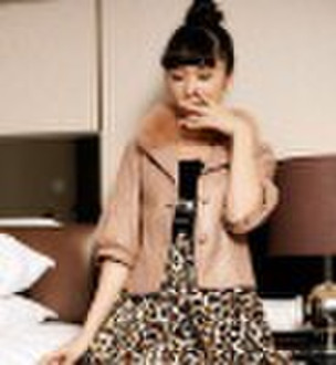 Ladies' fashion leather jacket