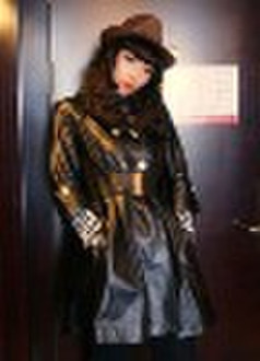 Ladies' fashion leather jacket