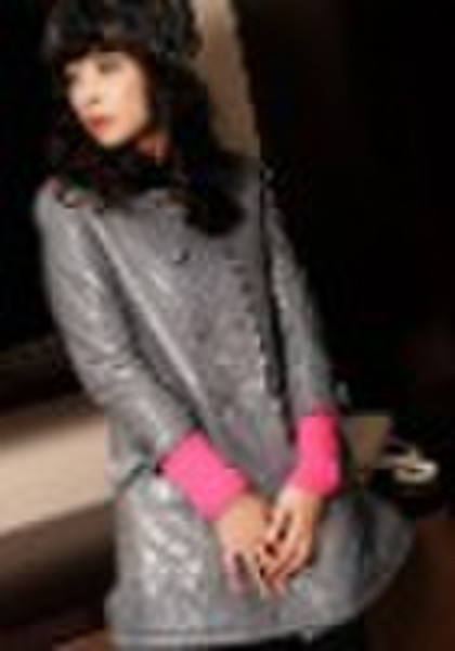 Ladies' fashion leather jacket