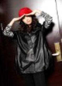 Ladies' fashion leather jacket