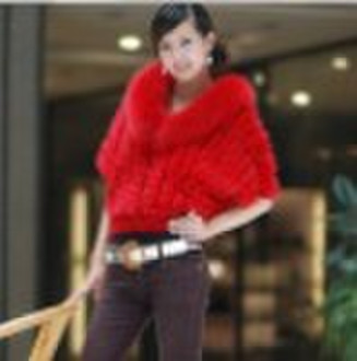 Rabbit Fur Coat / Kaninchen stricken Mantel