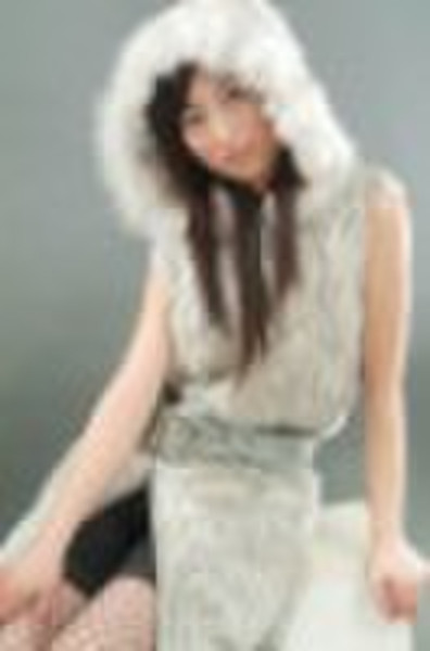 RABBIT& BLUE FOX FUR GARMENT