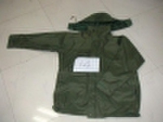 military raincoat