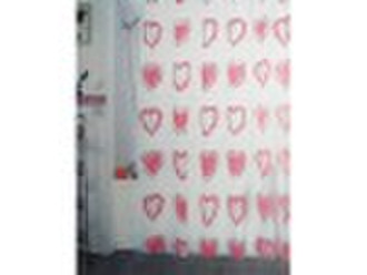 PVC shower curtain