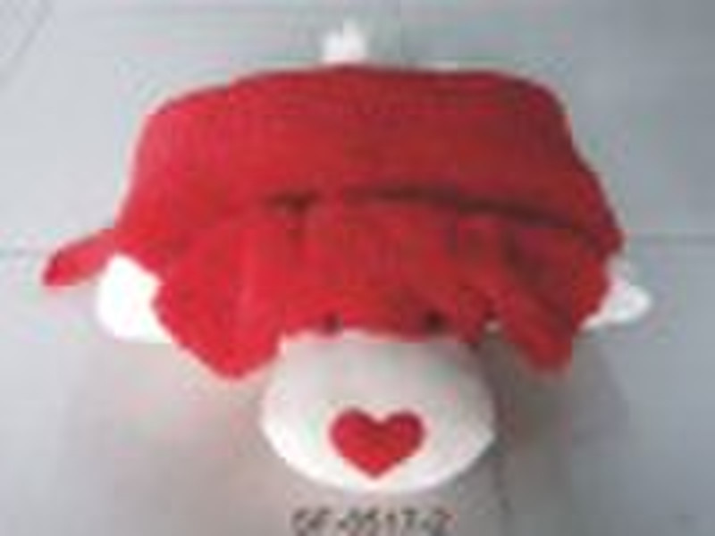 plush toy dog cushion
