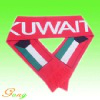 100% Acrylic  football scarf  with