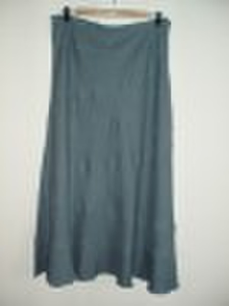 LS16 100% Linen Skirt Long Skirt OEM Inventory