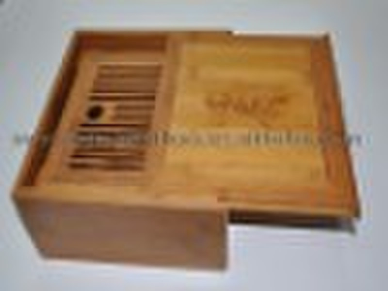 Mini-Travel Bamboo Tea Tray [XD7422]