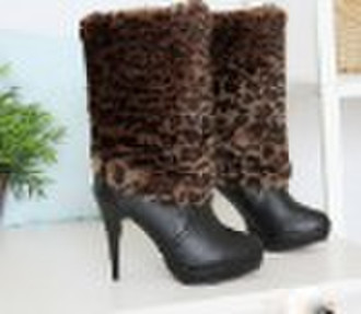 Ladies new arrival leather boots wholesale