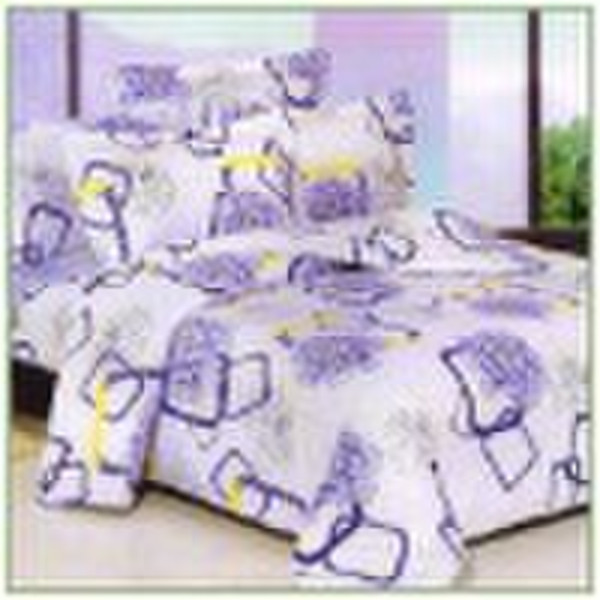 Bedding set, king size, 100% cotton, printed