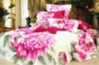 4pc Reactive Printed Bedding Set