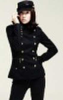special women coat with shine button