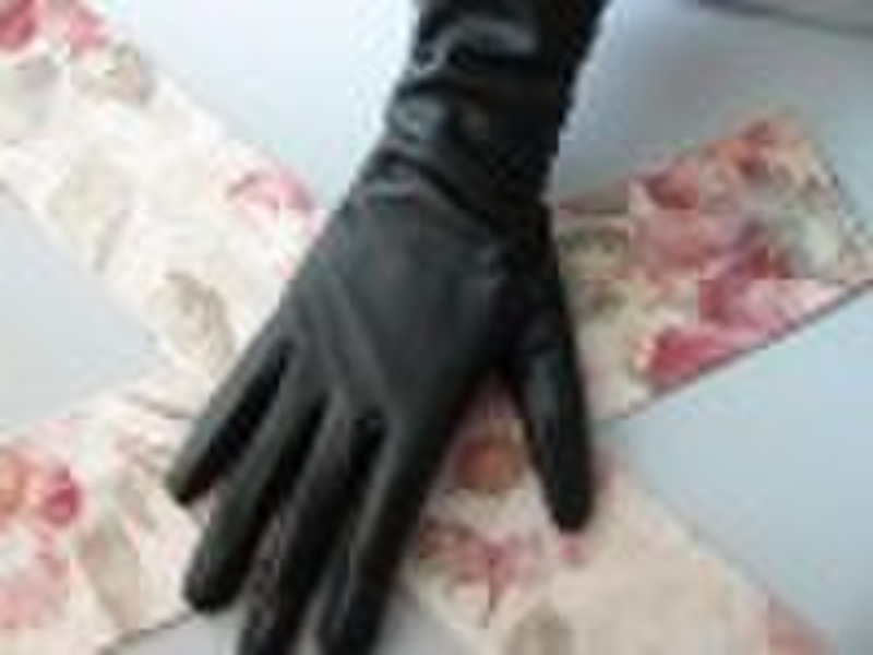 lady's daily dress leather glove