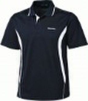 Men's lapel short sleeve T shirt