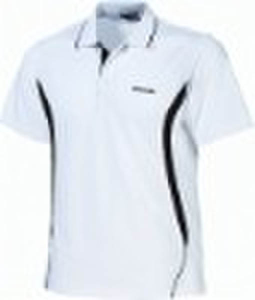 Men's lapel short sleeve T shirt