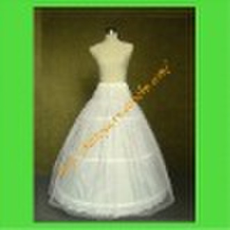 3-Hoop Bridal Gown Petticoat Underskirt Crinoline