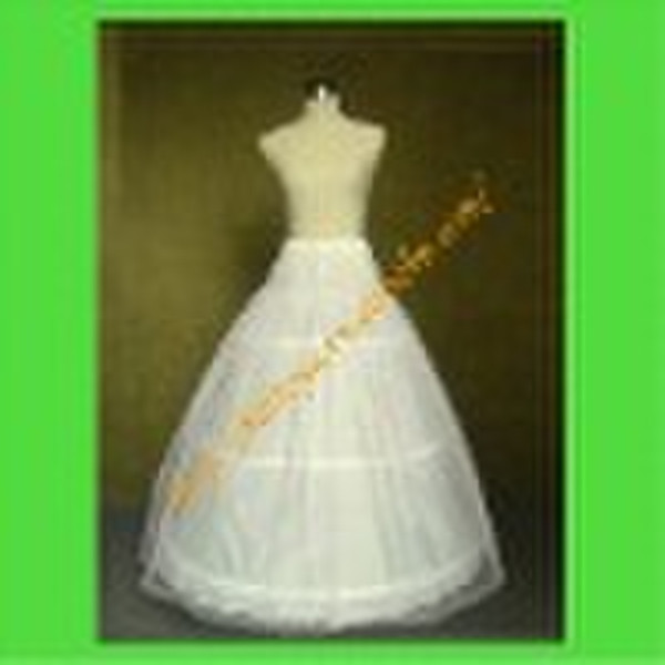 3-Hoop Bridal Gown Petticoat Underskirt Crinoline