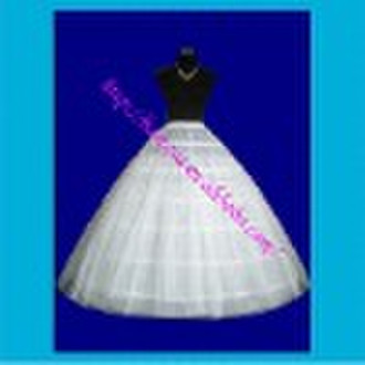 6-Hoop Wedding Dress Crinoline Petticoat