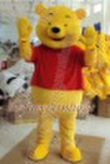 Winnie The Pooh Bear Maskottchen Kostüm, Cartoon-Kostüm