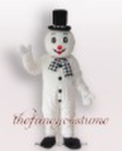 Christmas White Schneemann Maskottchen Kostüm