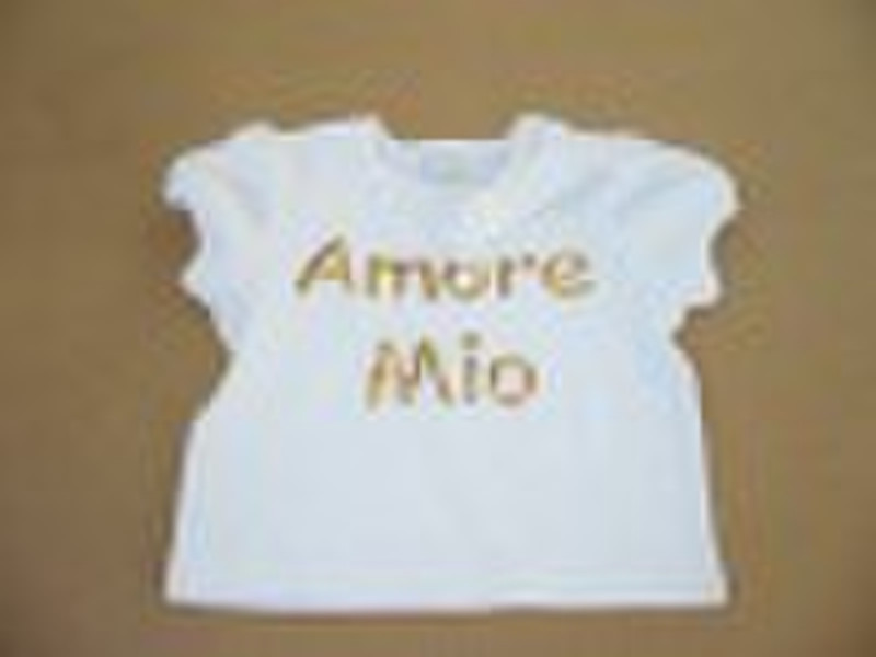 100% cotton summer baby clothes t-shirt