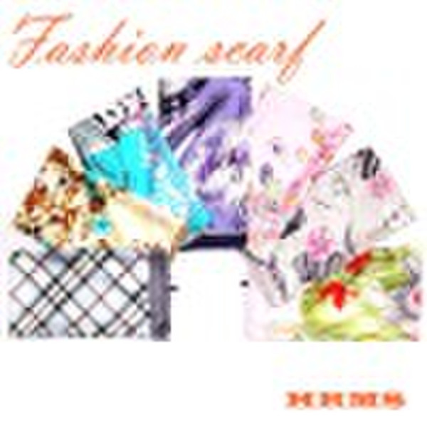 Fashion printed silk scarf